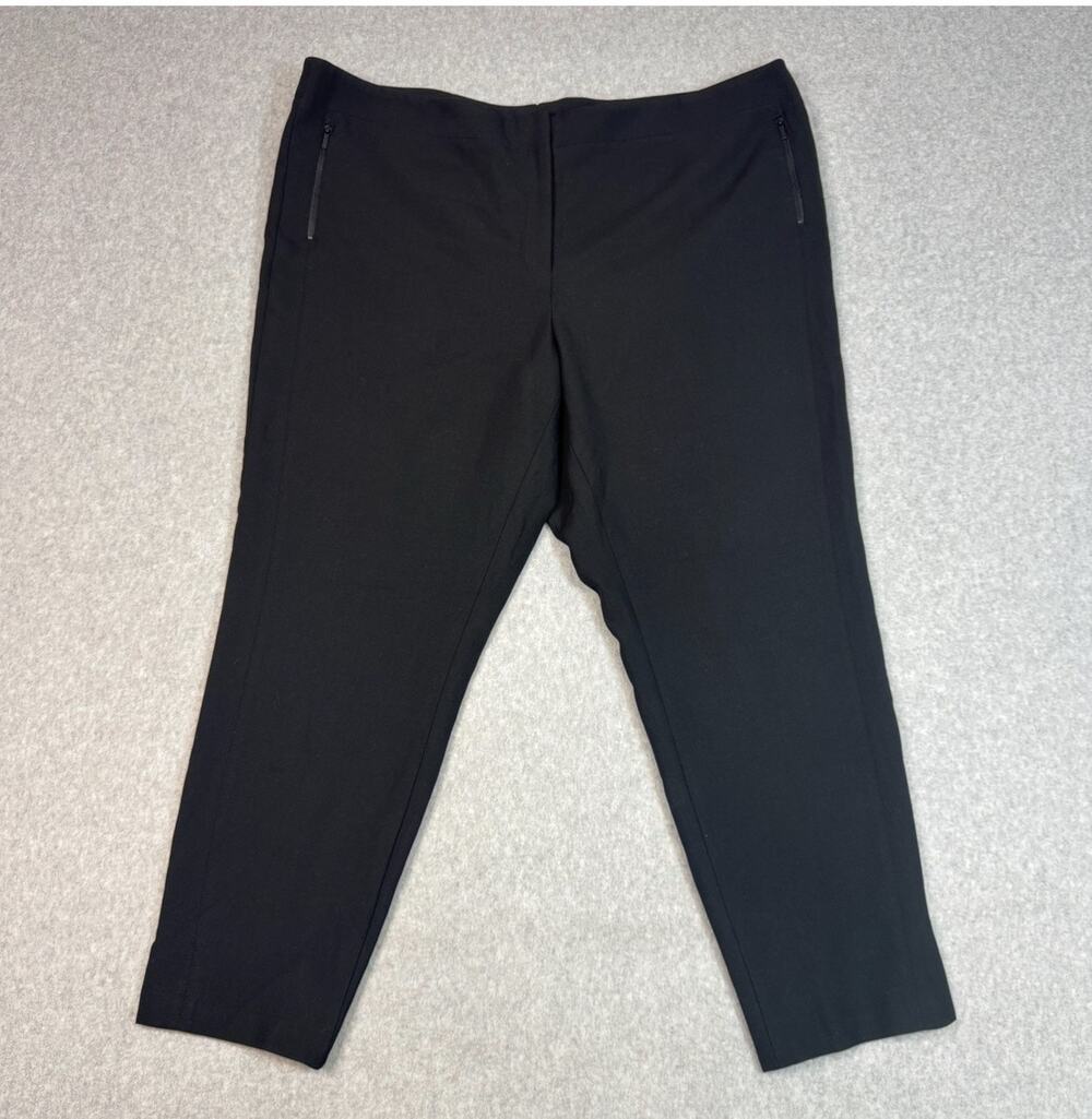 Classiques Entier Pants Black WMNS Plus Size 24W High Rise Slim Fit Stretchy